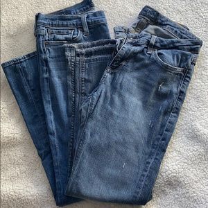 Lucky jeans sz 6 - 1skinny 1boot